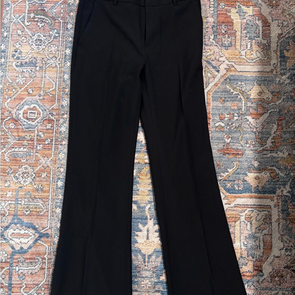Banana Republic Black Boot-Cut Dress Pants